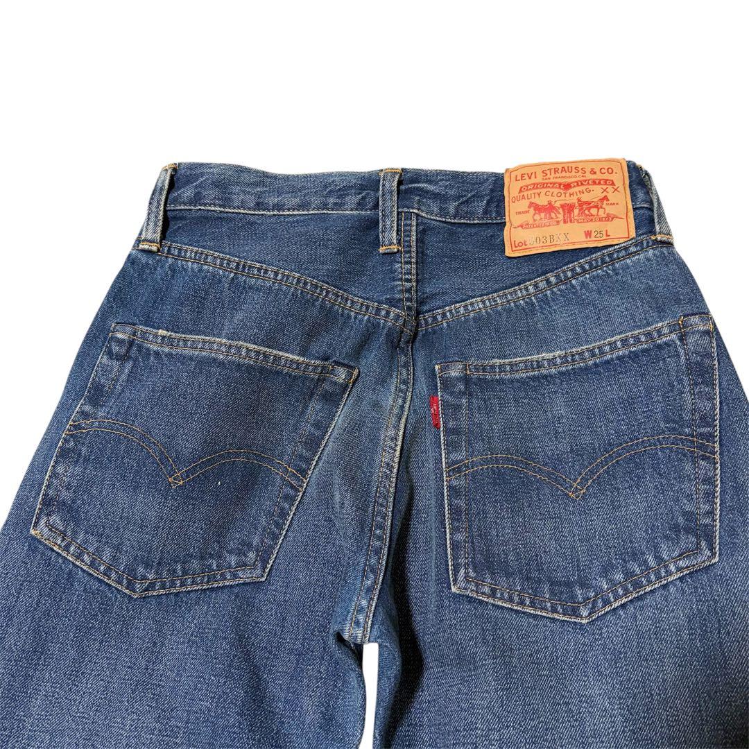 【極美品/LVC】リーバイス 503BXX W25 トルコ製 赤耳 ビッグE