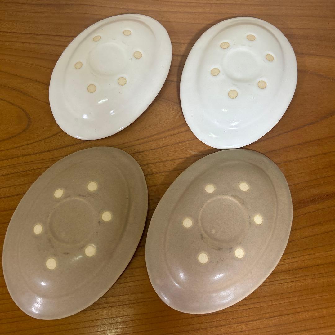 【美品】awabiware アワビウェア オーバルS オーバル皿　4枚セット販売