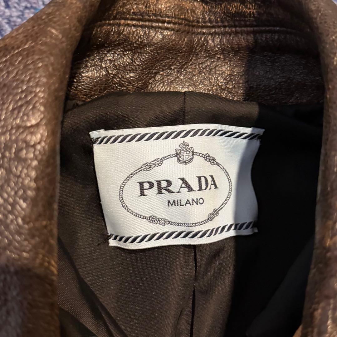 PRADA キャンパスジャケット　ベージュ カバーオール