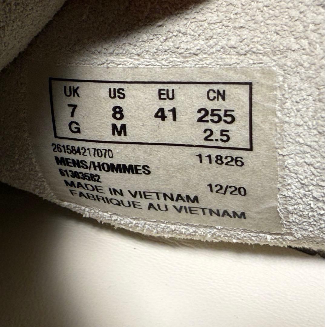 クラークス WALLABEE ワラビー white suede UK7 25cm