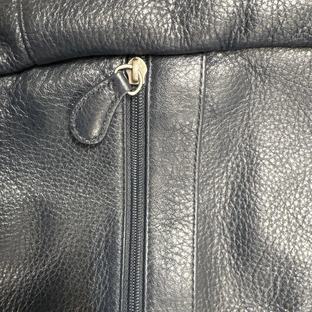 ミケ様AmeriBag HEALTY BACK BAGブラックレザーボディバッグ