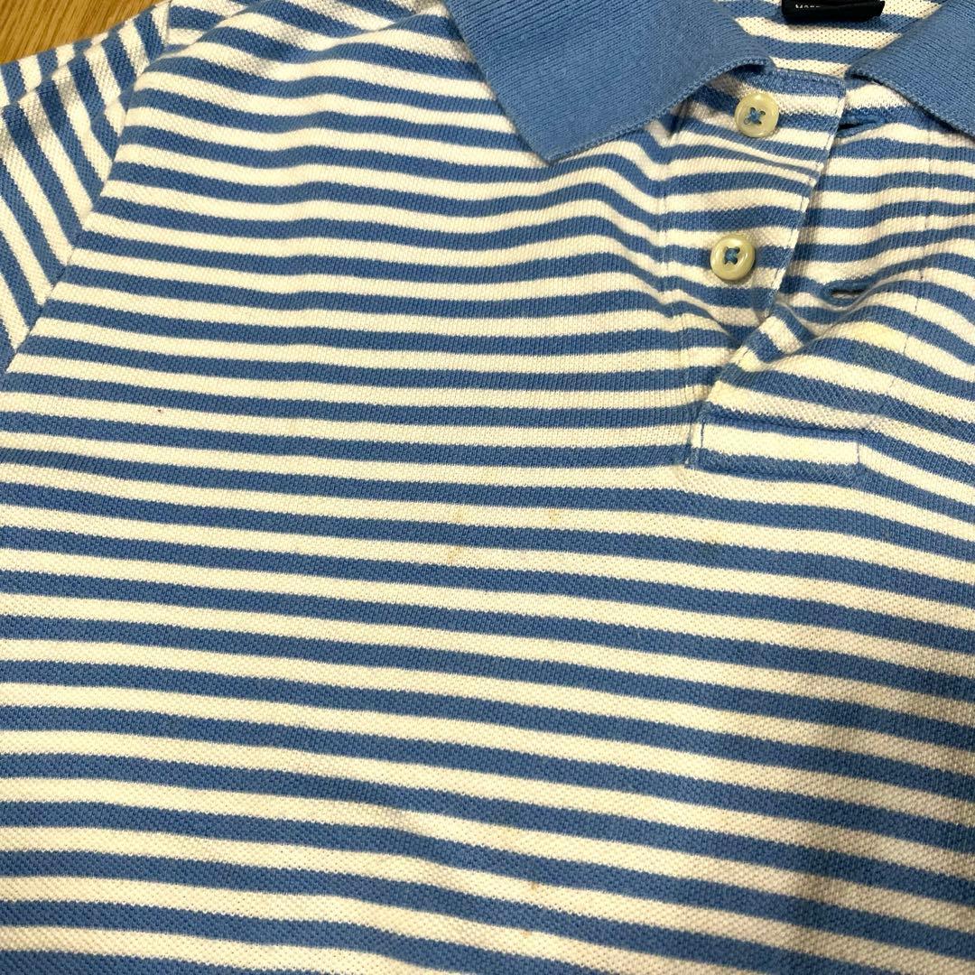 polo ラルフローレン ポロシャツ　ビックポニー　 y2k グランジ ボーダー