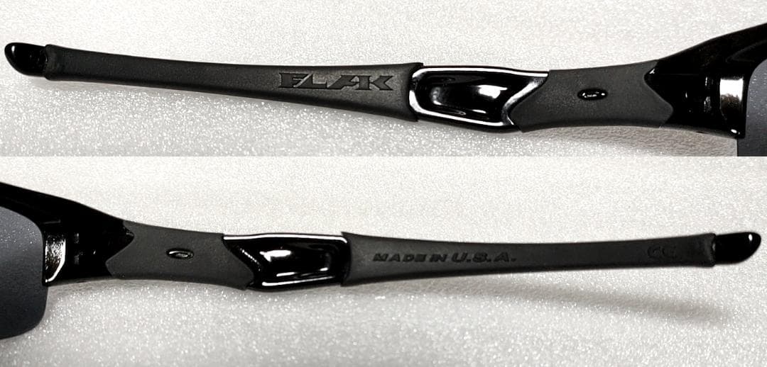 美品 オークリー フラックジャケット サングラス OAKLEY スポーツ 自転車