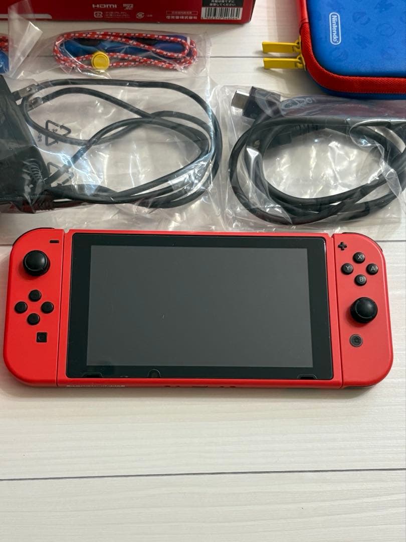 【訳あり】Nintendo Switch マリオレッド×ブルーセット