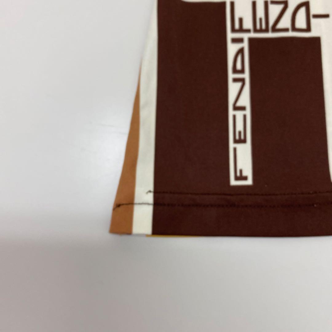 FENDI フェンディ　ズッカ　ズッキーニ　幾何学模様　半袖　Tシャツ　40