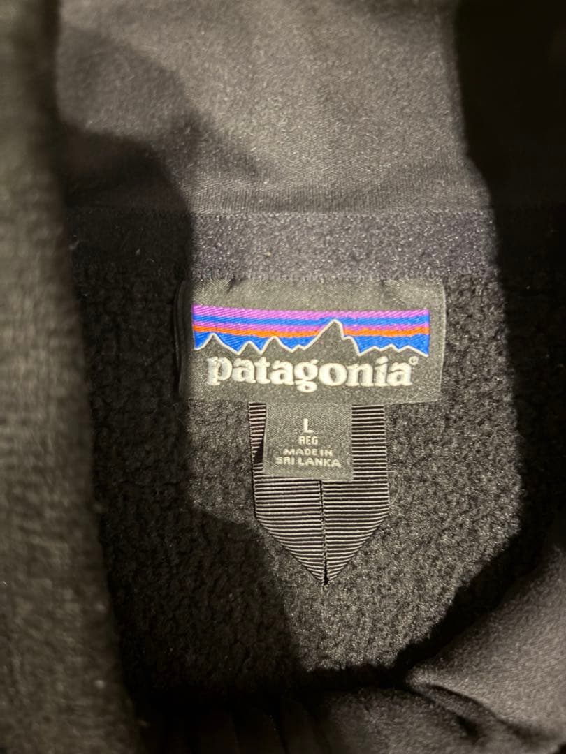 90s patagonia ブラック ニットベスト L