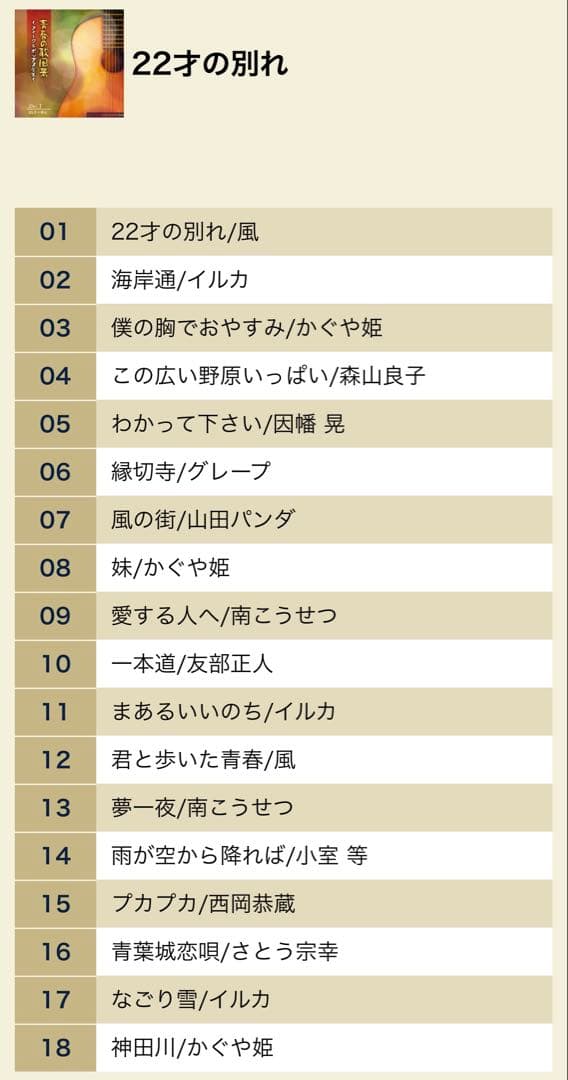 【未開封品】青春の歌風景 フォーク&ポップス全集 CD 4枚組 全72曲