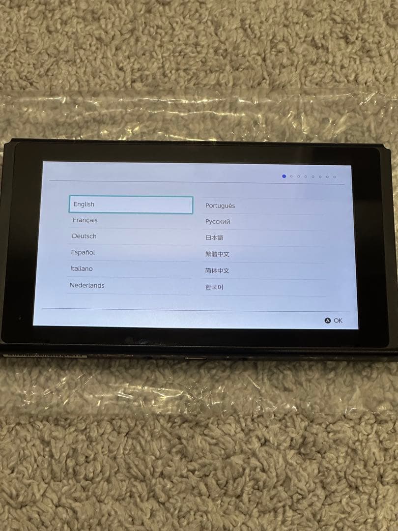 Nintendo Switch 本体 グレー動作確認済 初期化済み 付属品完備
