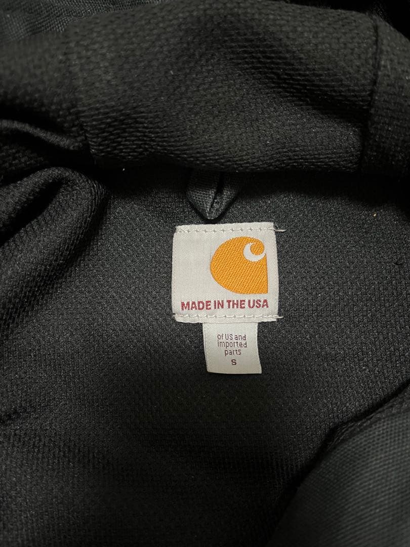Carhartt J131-BLK ブラック フーディ S