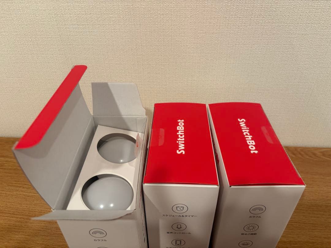 SwitchBot スマート電球 2個x3箱　E26口金