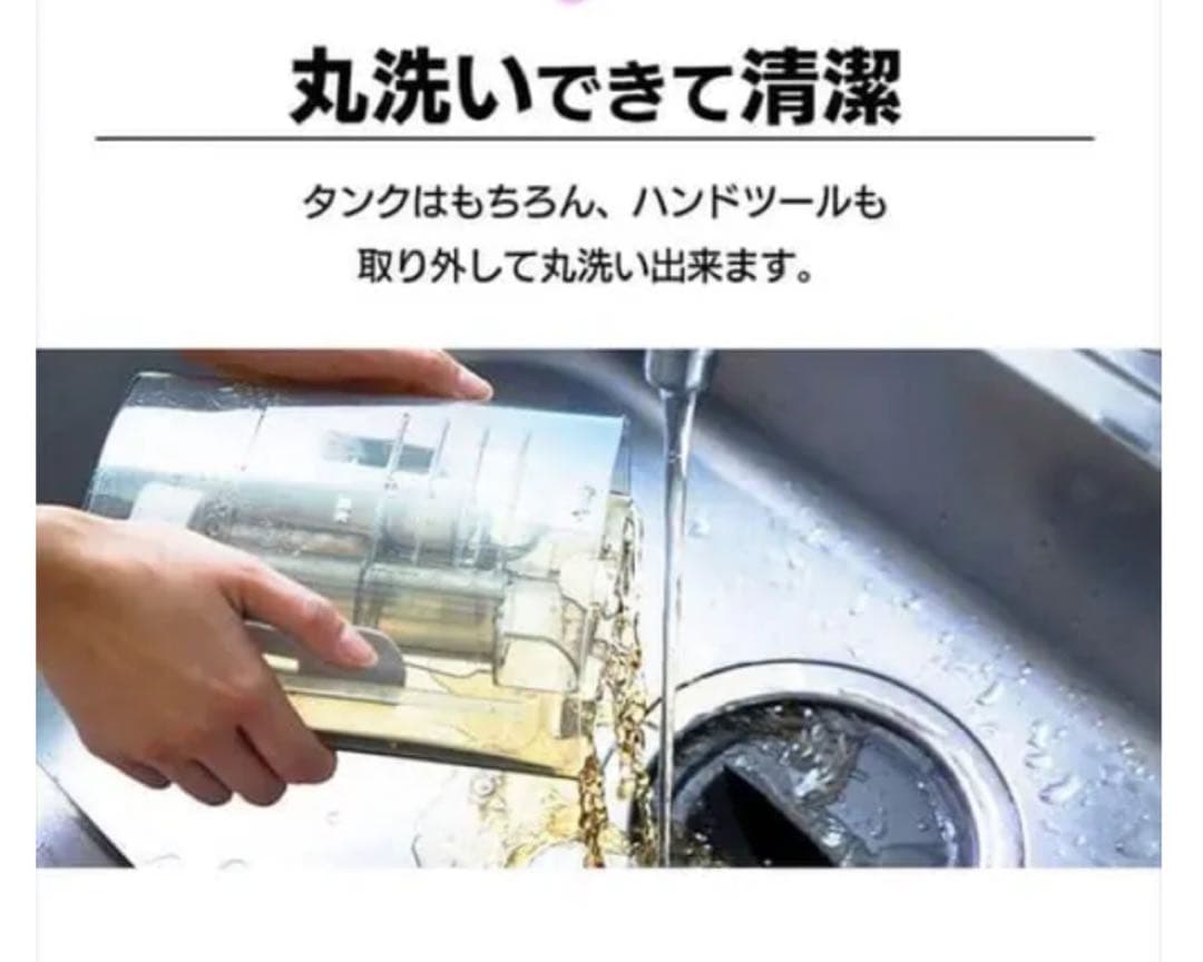 2024年製リンサークリーナー掃除機 RNSK-P10 ホワイト美品！