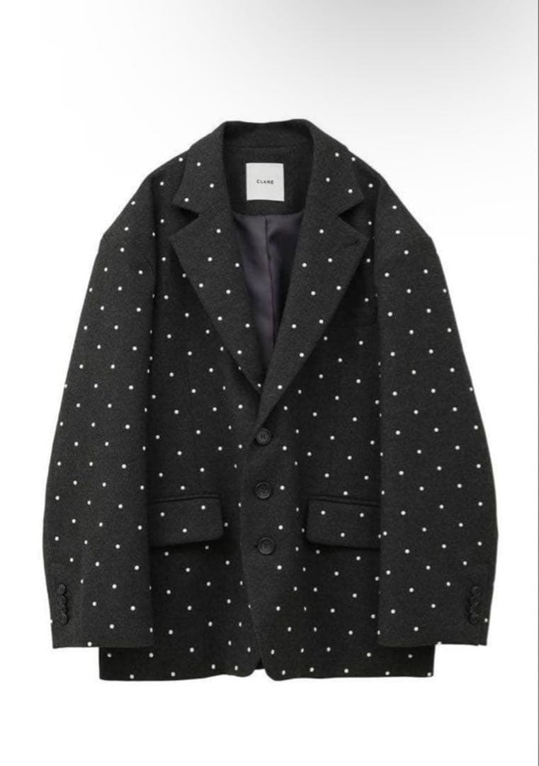 3/4限定価格【CLANE】PEARL DOT JACKET