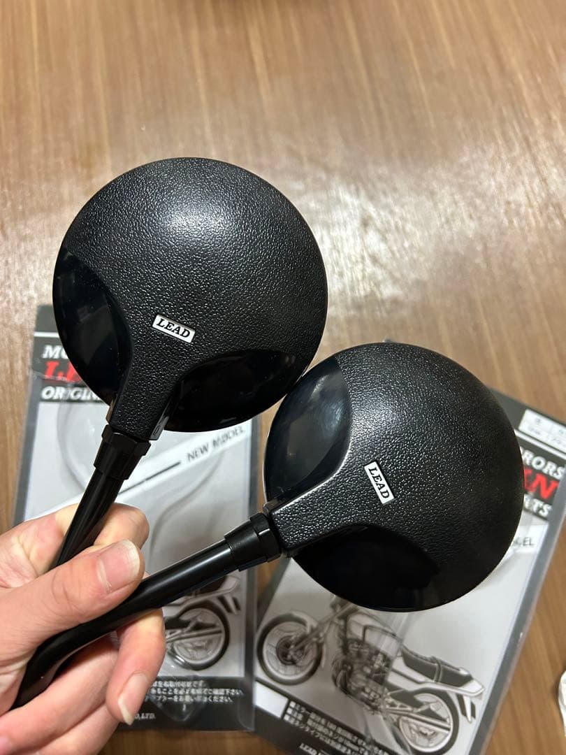 復刻リード第1弾 LEAD ミラー ショートステー 付き　2個セット
