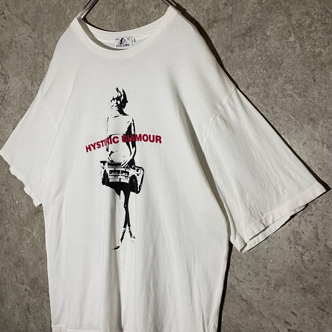【希少サイズ】ヒステリックグラマーTシャツ ラジオガール XL ホワイト