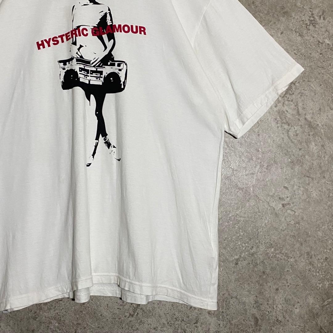【希少サイズ】ヒステリックグラマーTシャツ ラジオガール XL ホワイト