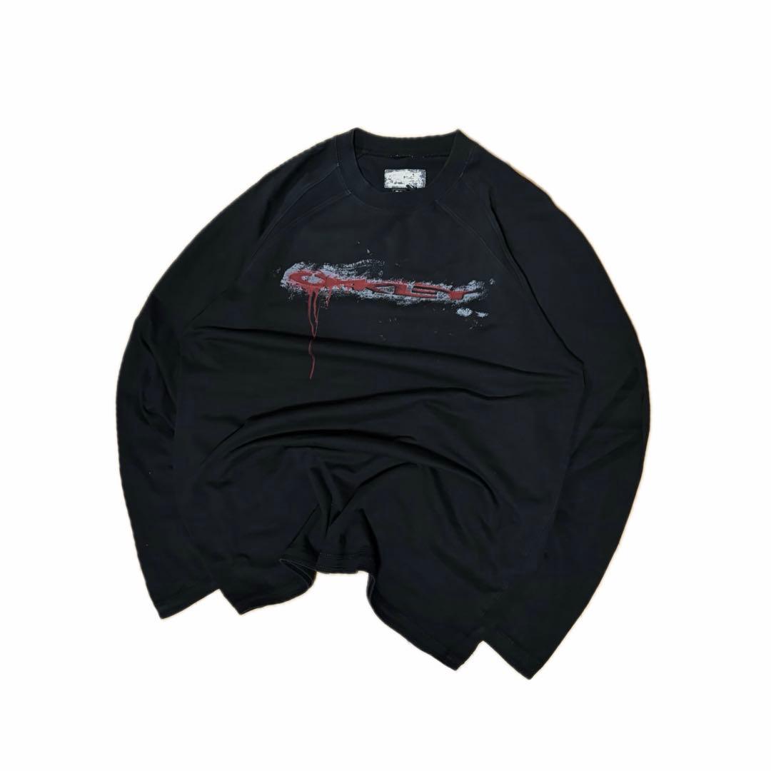 90s Oakley Archive raglan T-shirt Tシャツ