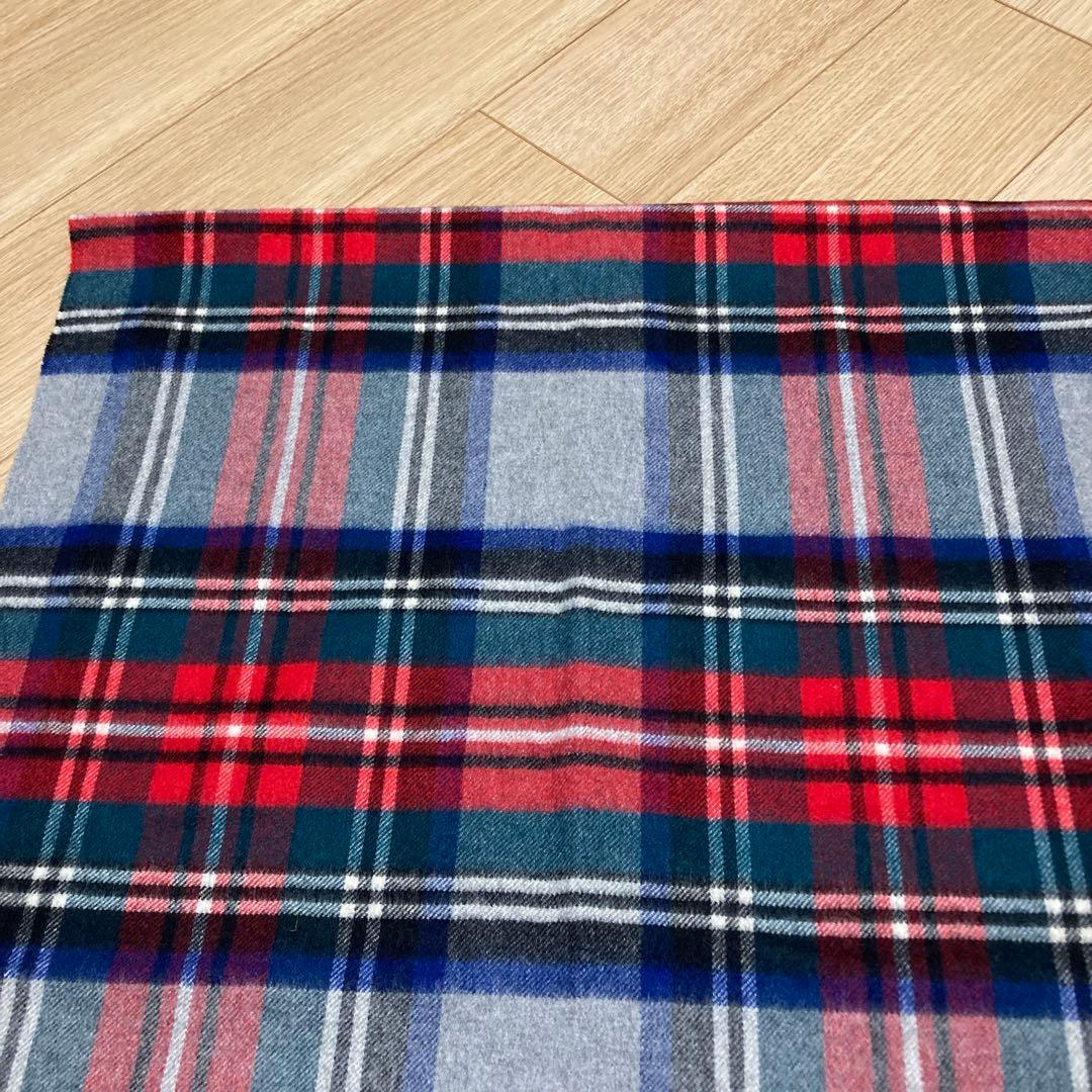 美品BEAUTY&YOUTH UNITED ARROWSカシミヤチェックストール