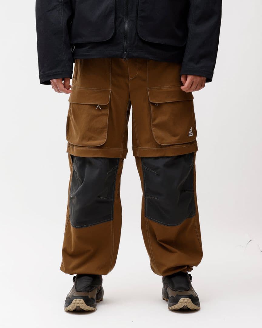 【送料込み】ナイキ acg メンズ ジップ カーゴパンツ acgパンツ Lサイズ