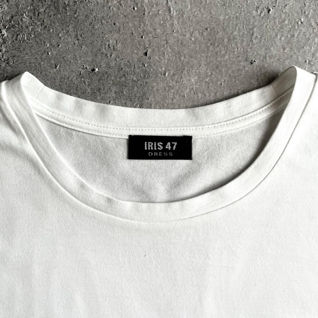 iris47／シルキーオーバーサイズトップス Tシャツ