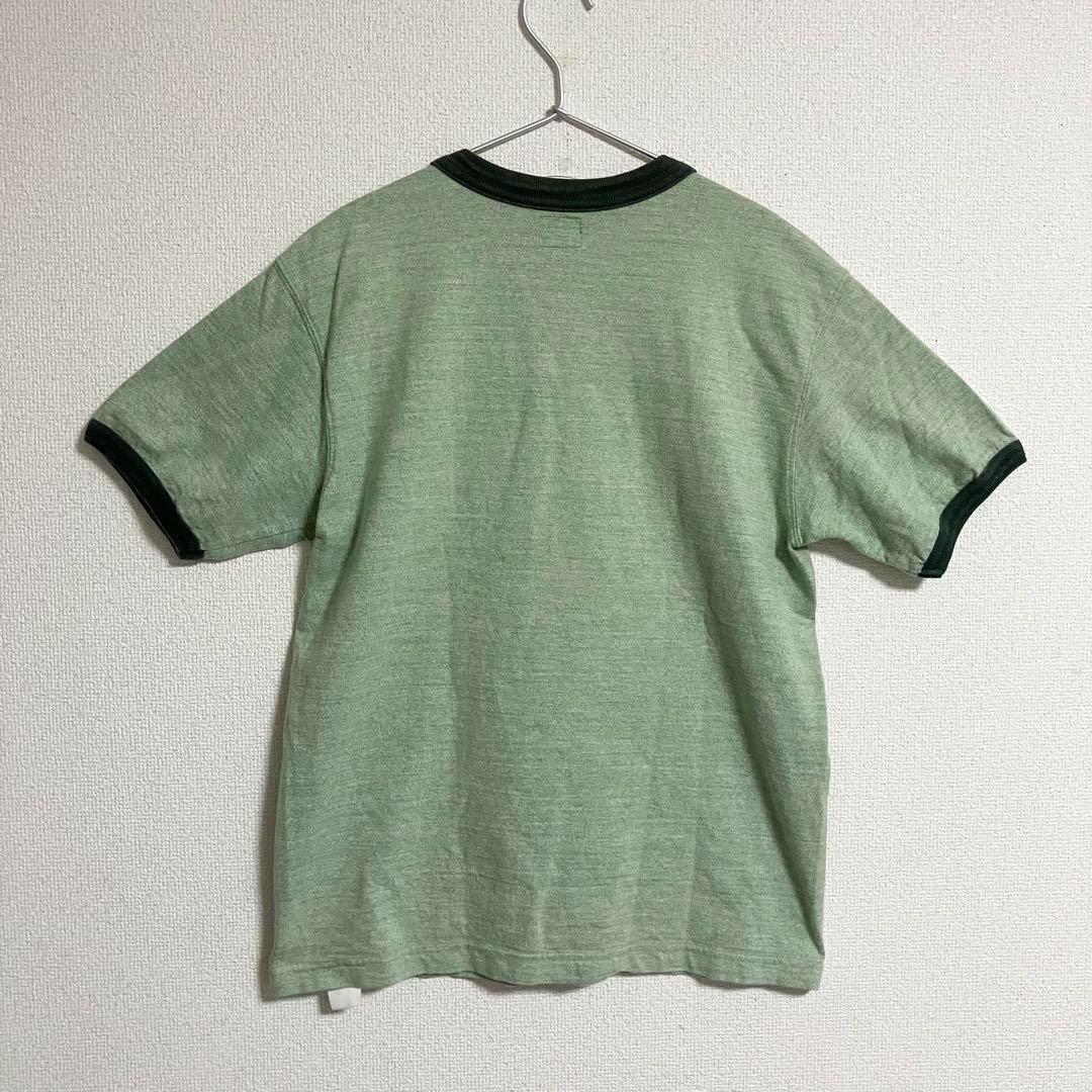 THE REAL McCOY’S 染み込みプリントリンガーTシャツ 38