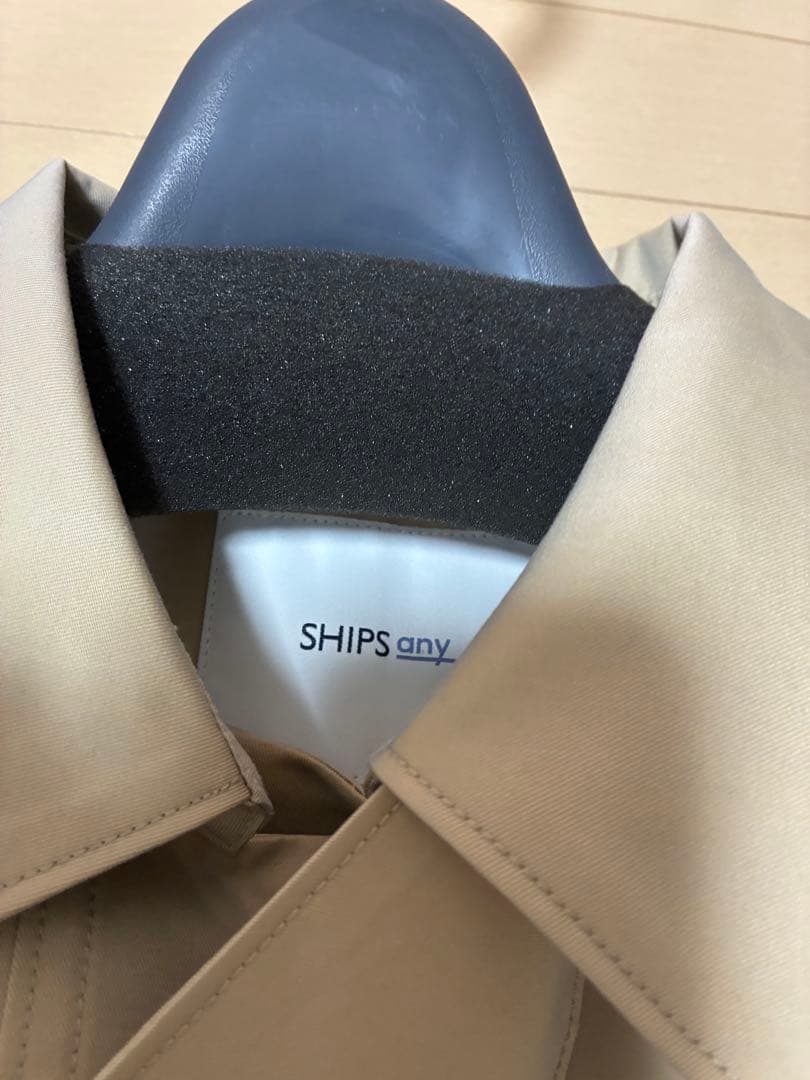 【新品】SHIPS any:〈手洗い可能〉Aライン フレア ショート コート