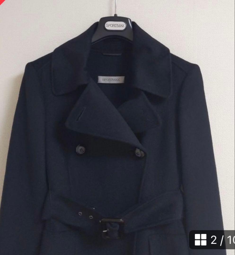 美品　スポーツマックス　MaxMara　ロングコート