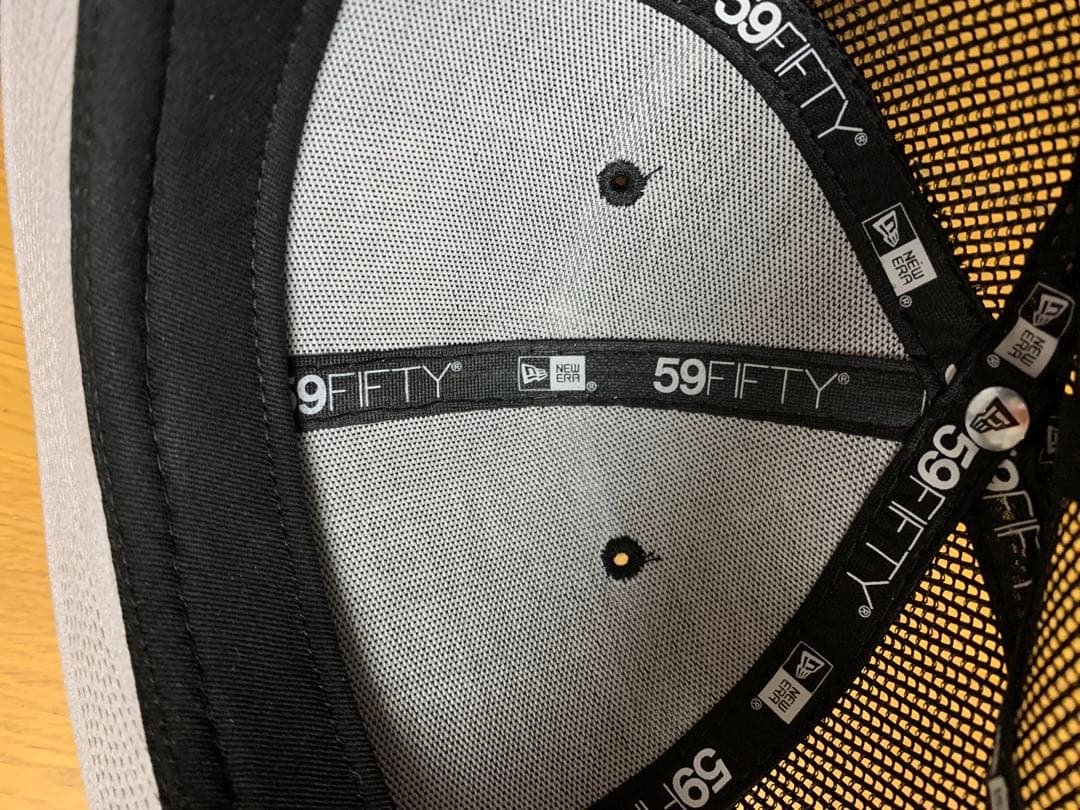 supreme キャップ BOXロゴ メッシュキャップ 黒 71/4 正規品