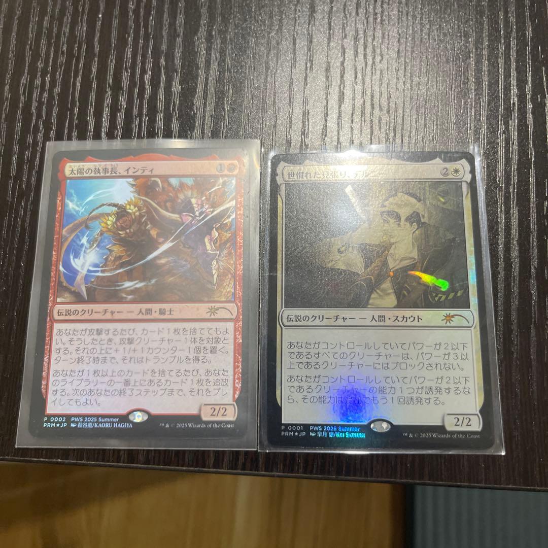 世慣れた見張り、デルニー　プロモ　PWS 太陽の執事長、インティ