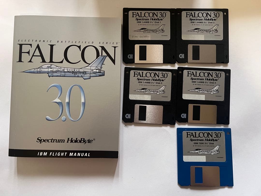 FALCON 3.0 IBM フロッピー　ゲーム