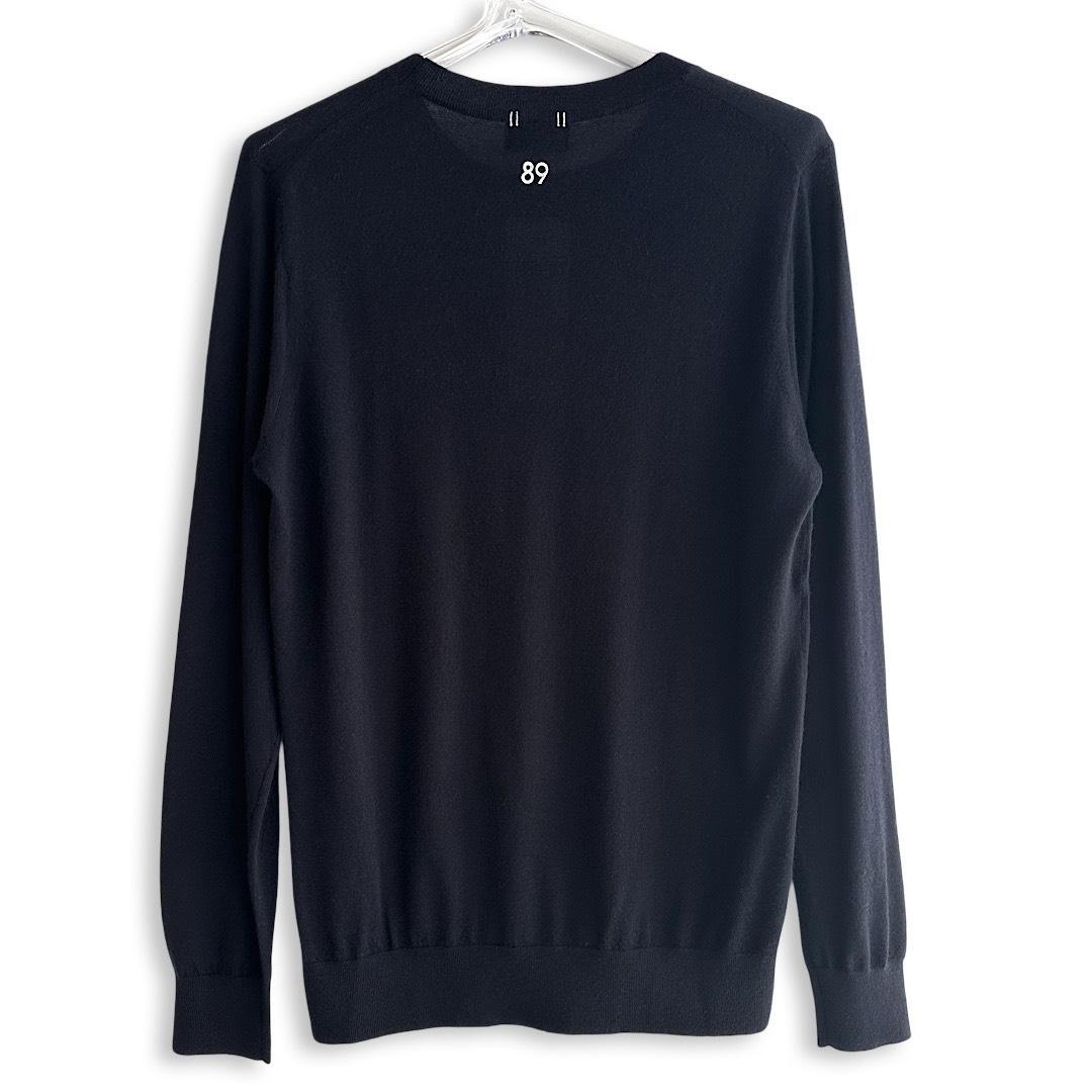 534★パーリーゲイツ 定価41,800円カシミヤニット セーター紺 サイズ7