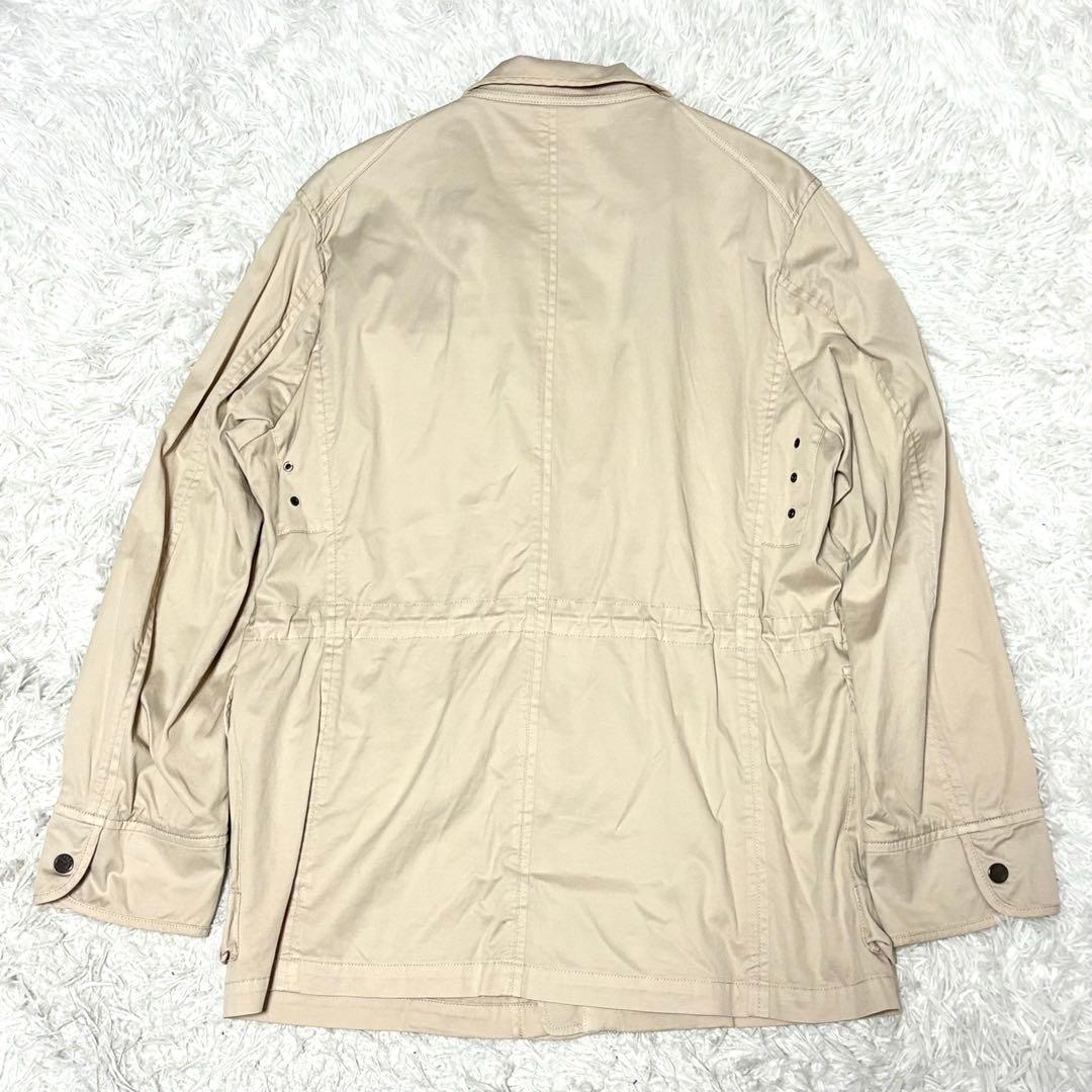【極美品】バーバリーロンドン　ジップブルゾン　ベージュ　ノバチェック　L