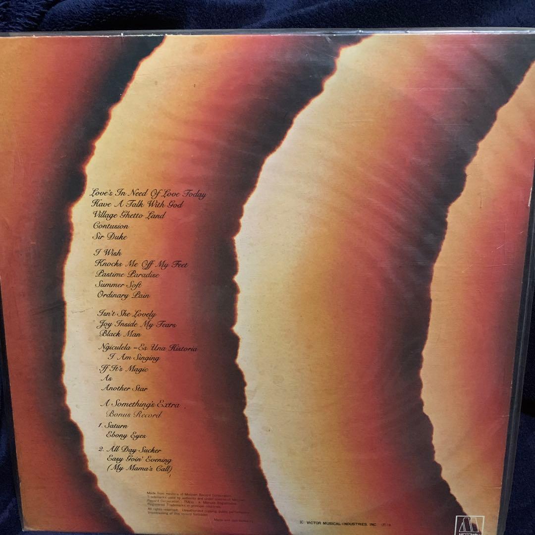 洋楽 StevieWonder Songs InThe Key of Life 2LP