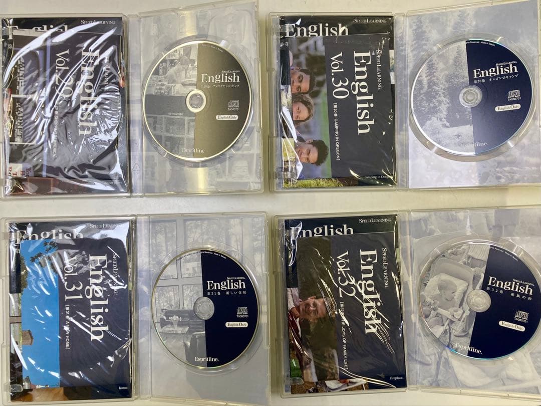 スピードラーニング English 英会話 CD 全48巻セット　CDプレーヤー