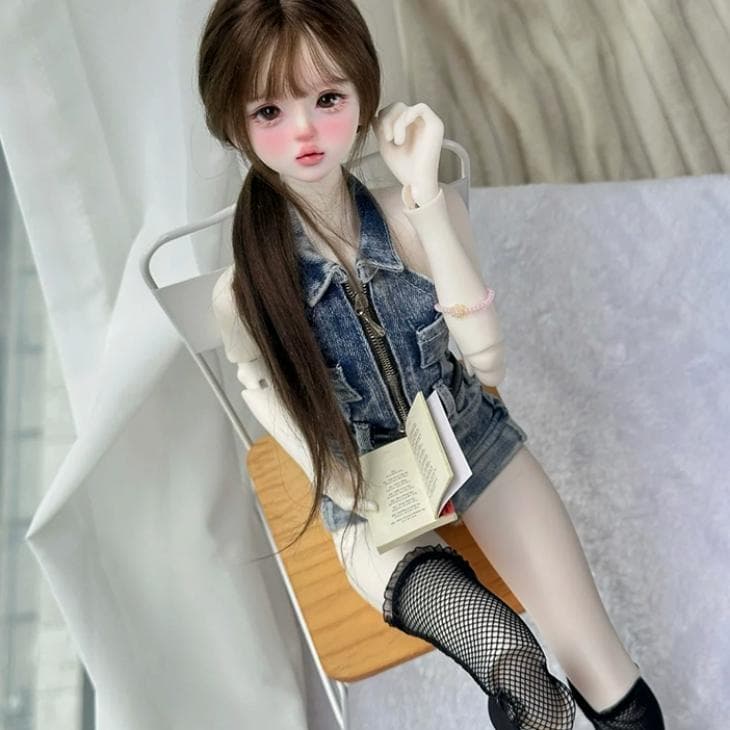 BJD 1/3ドール フルセット 本体 40cm 球体関節人形 衣装 ウィッグ