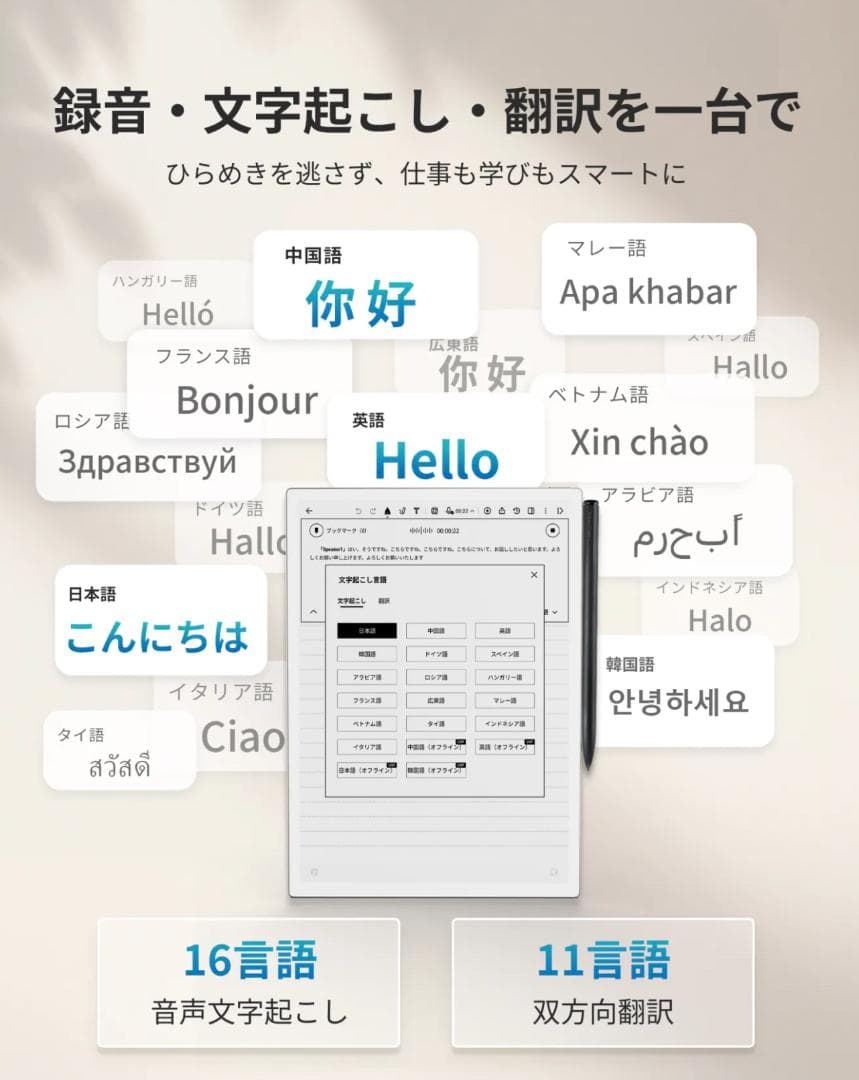 い*マ様 極美品・最新/iFLYTEK AINOTE2/替え芯5本フルセット