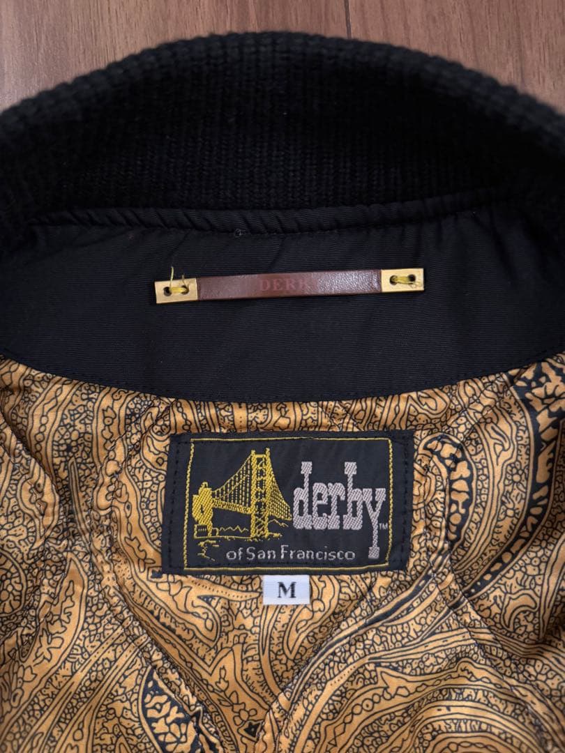 Derby of San Francisco ダービージャケット ブラック M