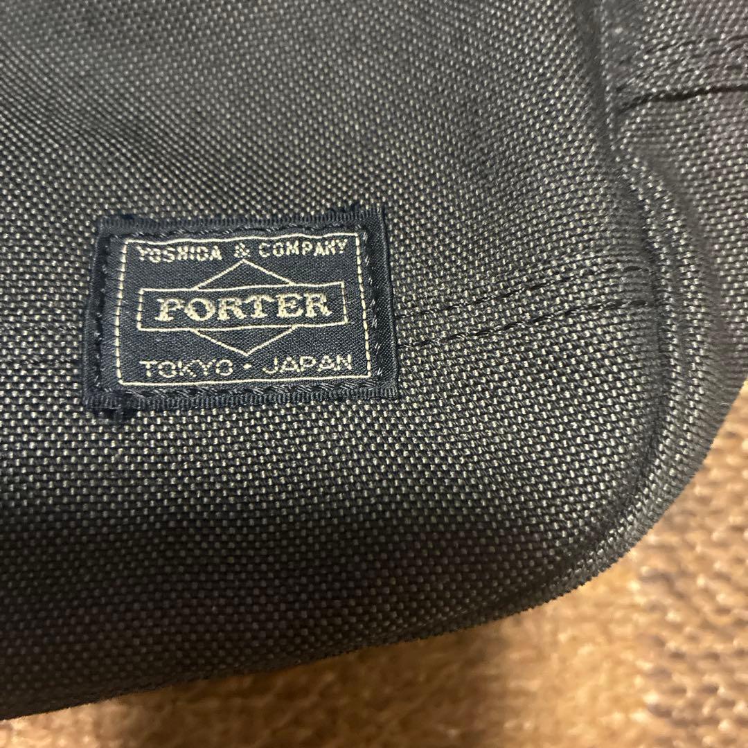PORTER ボストンバッグ 黒 デニム生地