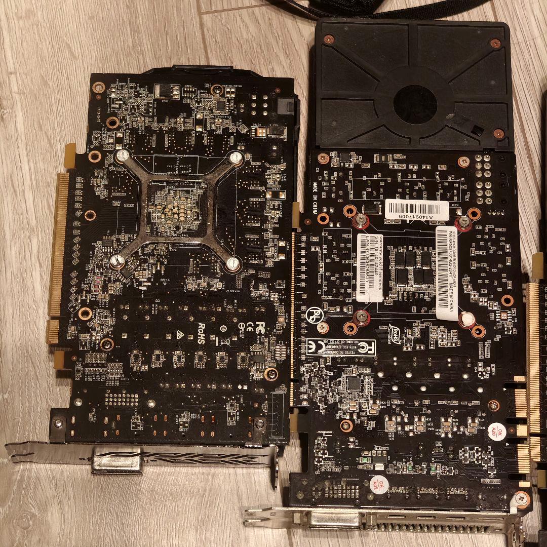 ジャンク・まとめ売りグラボ 4枚セット (RX570/GTX1060,970)