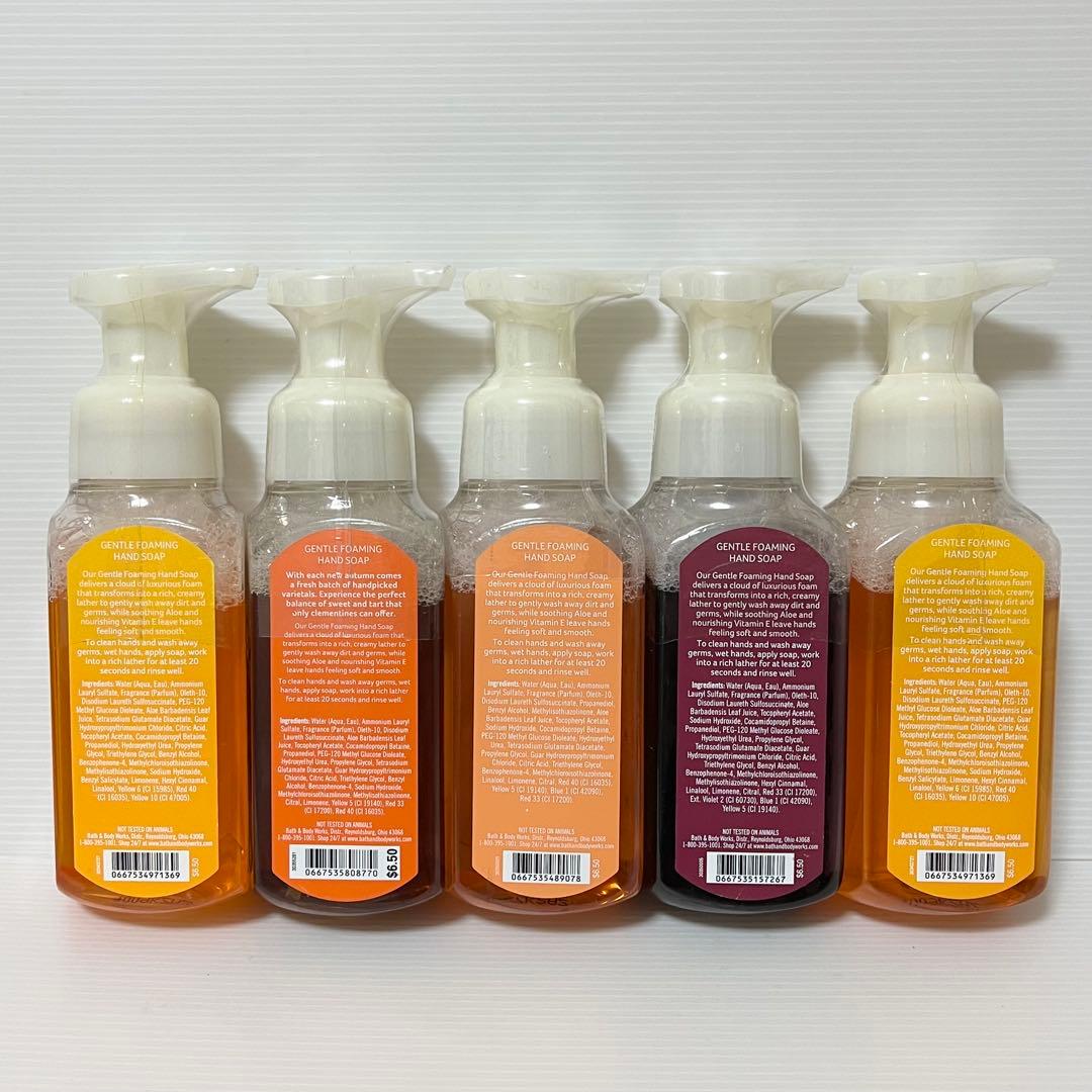 【新品未使用】Bath & Body Works ハンドソープ 5本セット レア