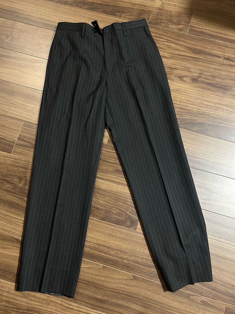 DOLCE&GABBANA スーツセットアップ ブラックストライプ