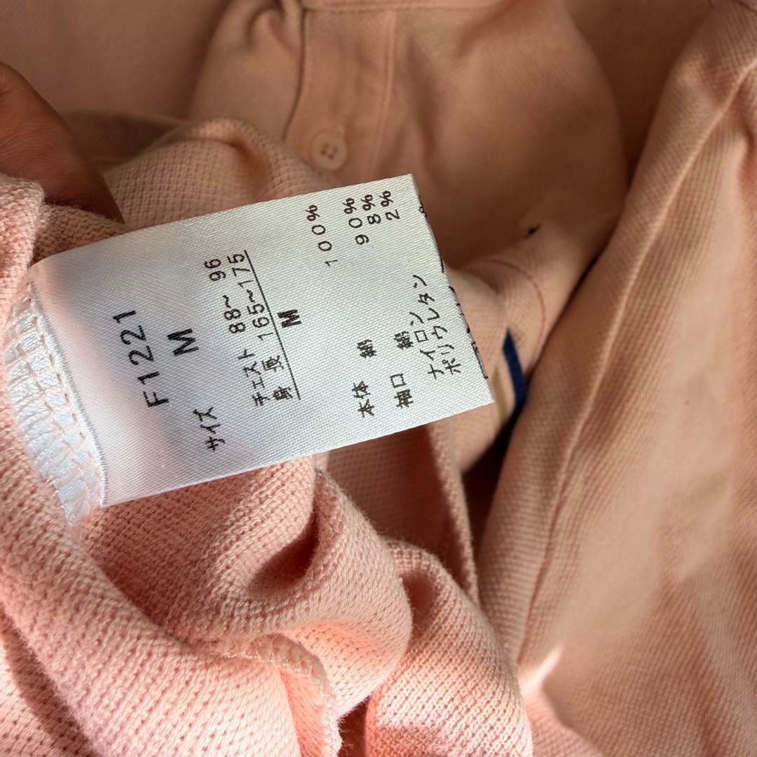 FRED PERRY 長袖ポロシャツ M ピンク　ゴルフウェア