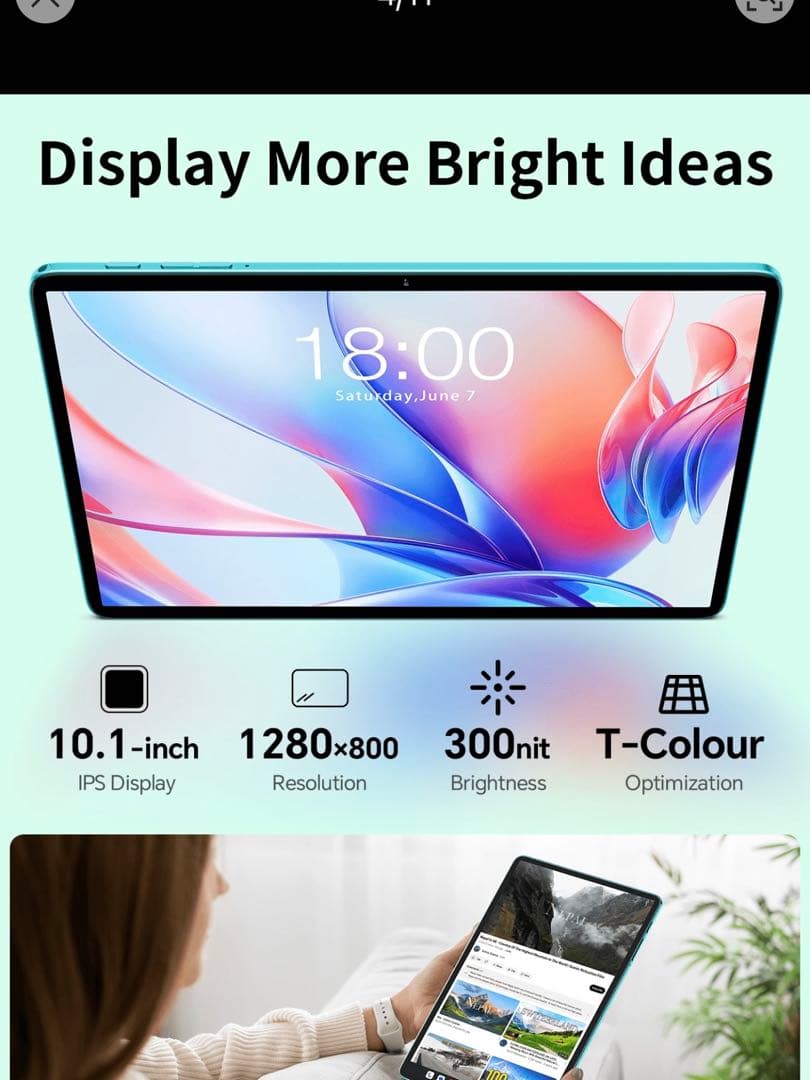 Teclast P30AI 11インチタブレット新品未使用 ケース付け