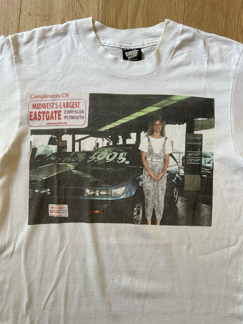 90s ビンテージ　白Tシャツ