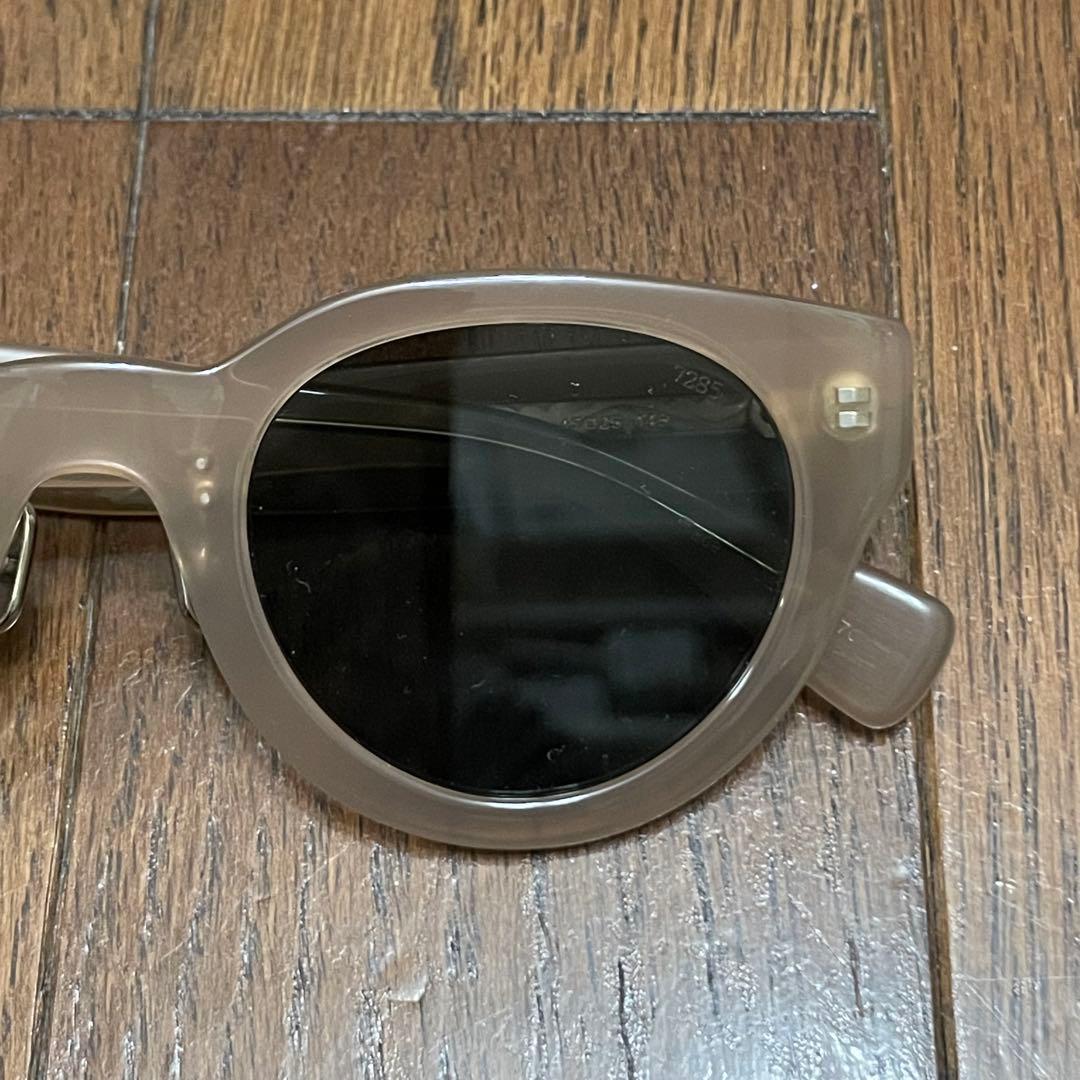 極美品 EYEVAN7285 アイヴァン 754クリアフレーム サングラス 眼鏡