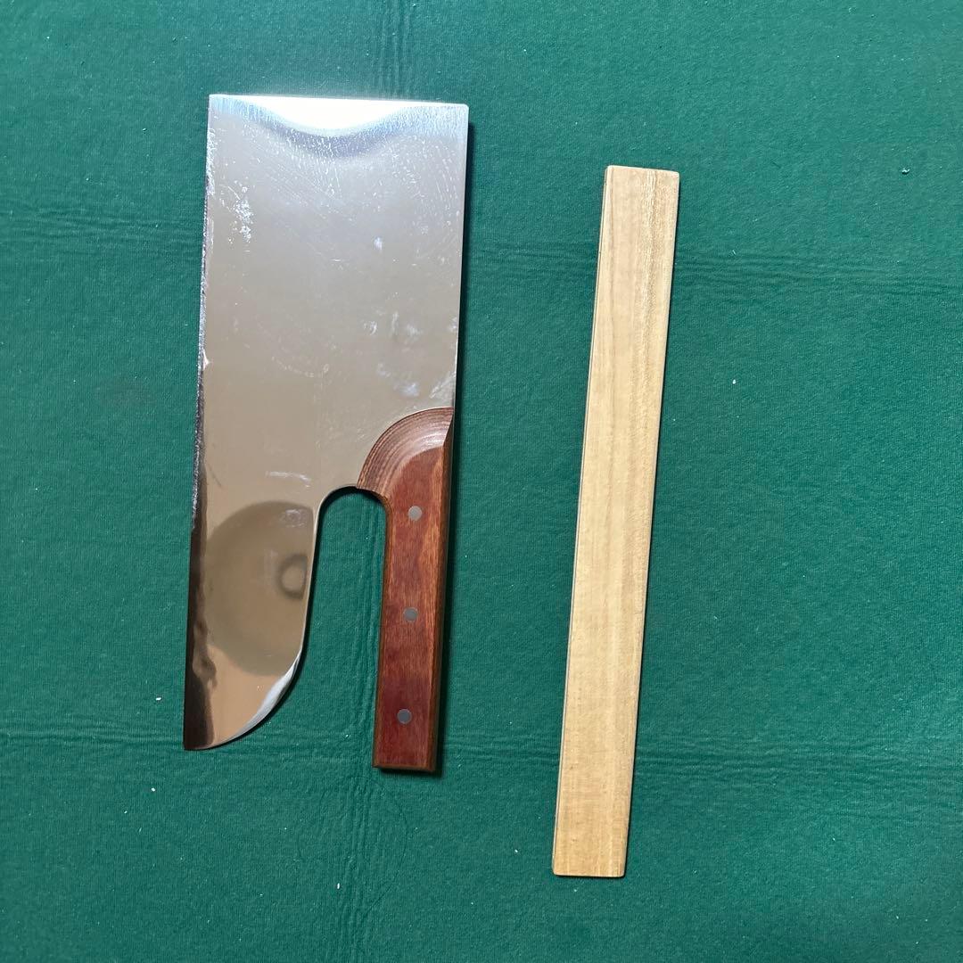 合羽橋つば屋 そば切り包丁 鍔屋 刃長32.5cm おまけ付き