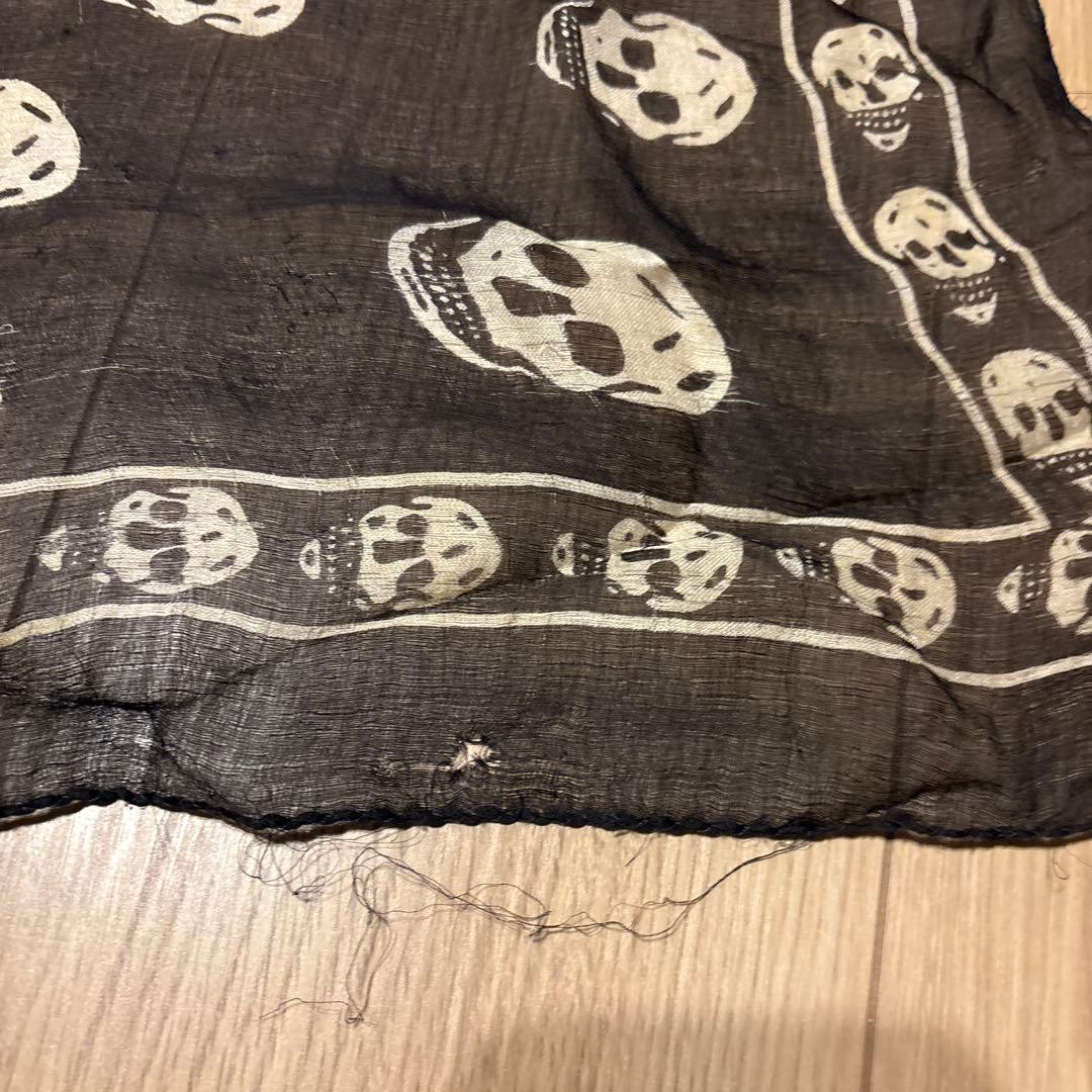 ALEXANDER McQUEEN スカル柄ストール