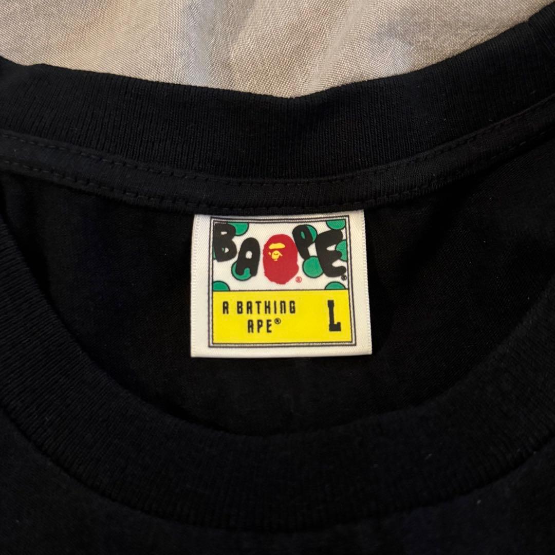 A BATHING APE ブラック Tシャツ L