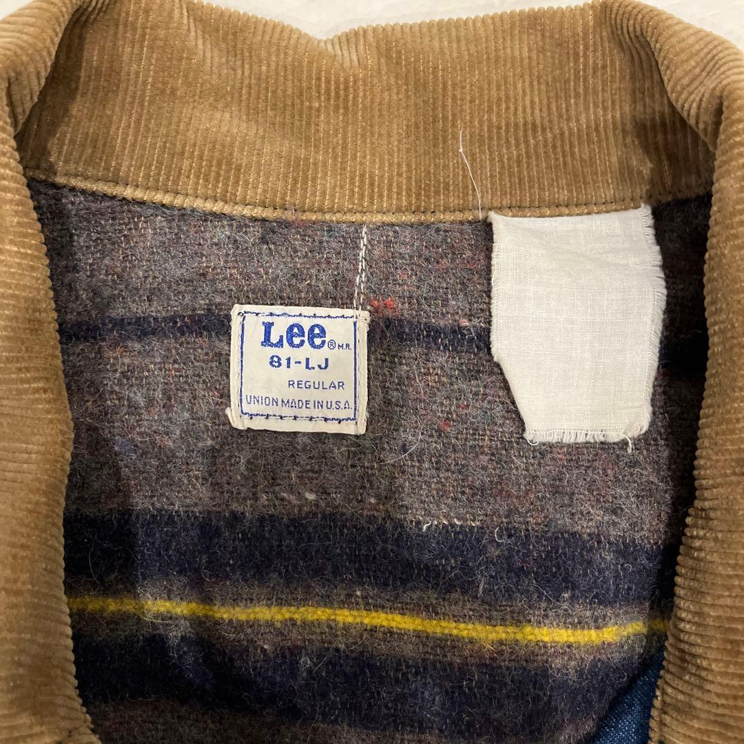 Lee カバーオール 81-LJ 60s 70s R MR UNION USA