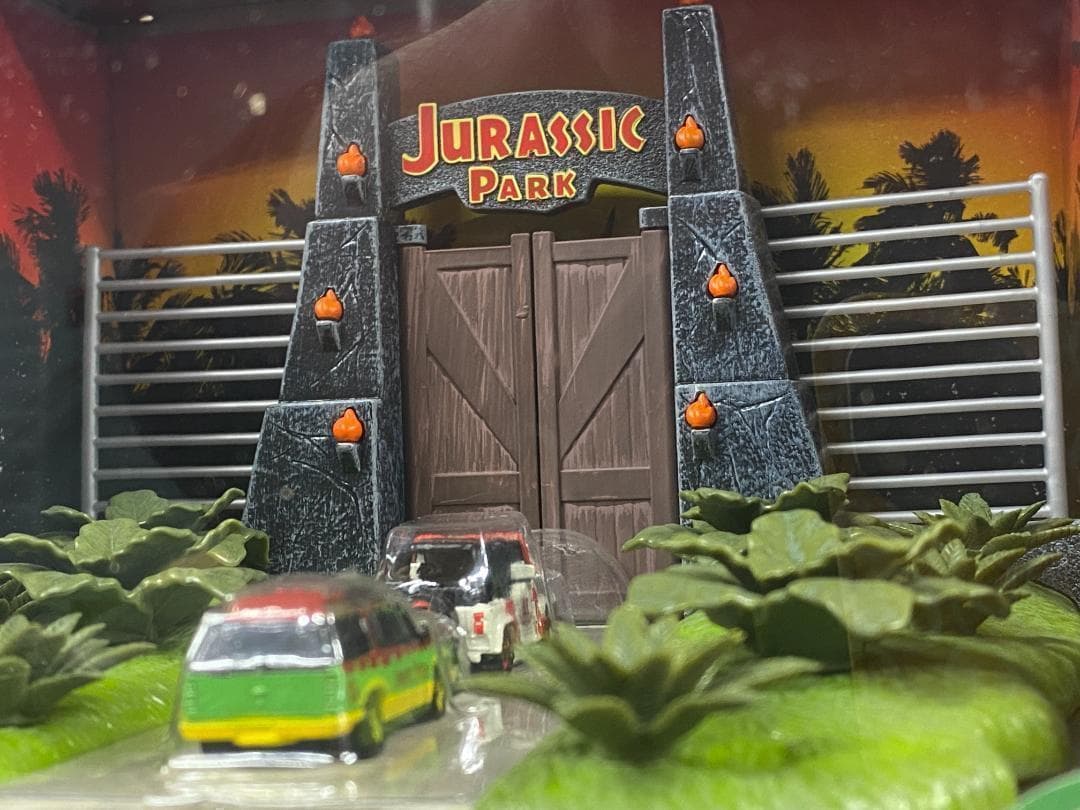 【新品・未使用】 ジュラシックパーク ジオラマ　ゲート　ジュラシックワールド