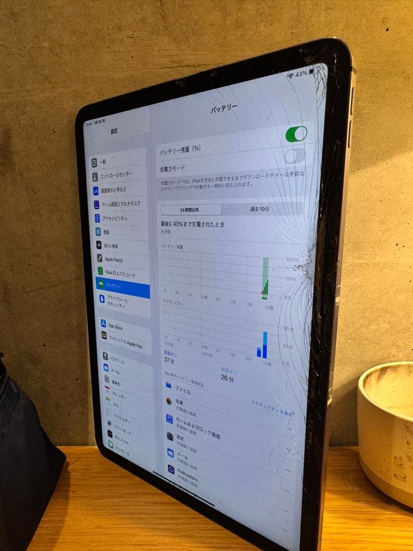 【ジャンク】 iPadPro11インチ第2世代Cellular 256GB